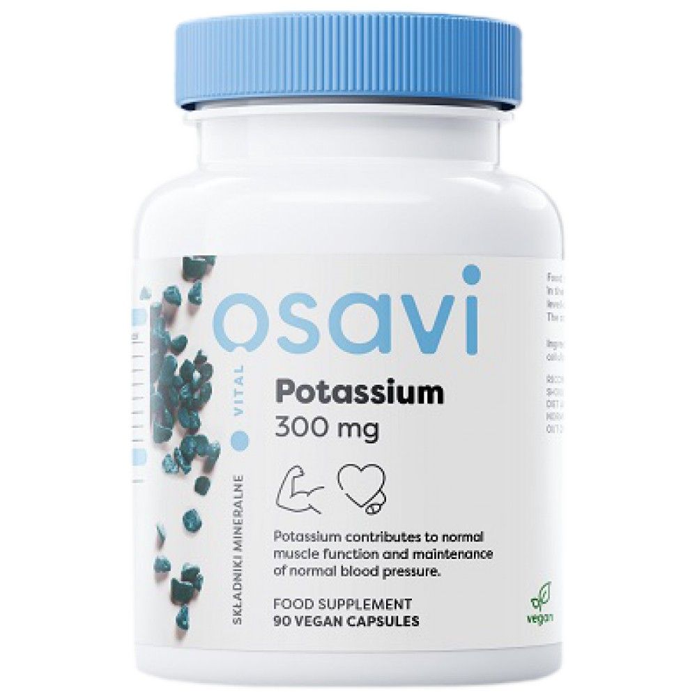 Potassium Citrate 300 mg - 90 capsules - Nutra Best Europe