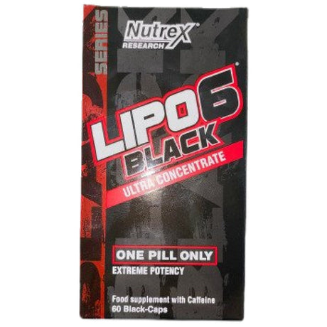 Lipo-6 Black Ultra Concentrate | Extreme Potency 60 capsules - Nutra Best Europe