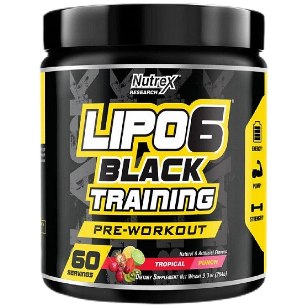 Lipo 6 Black Training / Pre-Workout - 264 grams - Nutra Best Europe