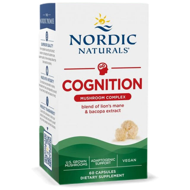 Cognition Mushroom Complex | with Lion's Mane & Bacopa - 60 capsules - Nutra Best Europe