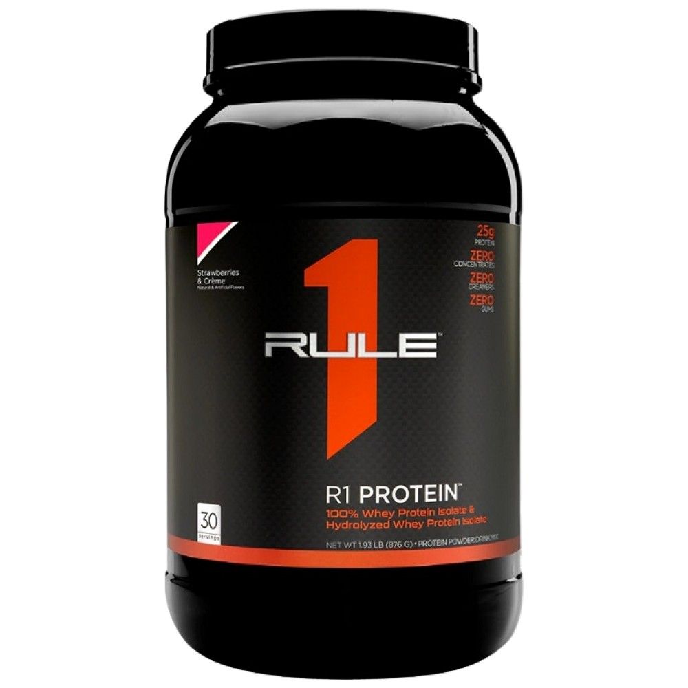 R1 Protein | 100% Whey Isolate & Whey Hydrolysate - 855-930 grams - Nutra Best Europe