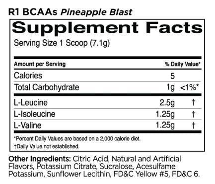 BCAAs | 100% Micronized 2:1:1 BCAA Formula - 240 grams - Nutra Best Europe