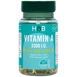Vitamin A 3300 IU - 90 Gel capsules - Nutra Best Europe
