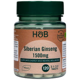 Siberian Ginseng 1500 mg - 120 Tablets - Nutra Best Europe