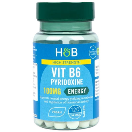 Vitamin B6 / Pyridoxine 100 mg - 120 Tablets - Nutra Best Europe