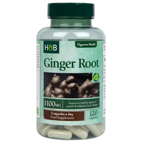 Ginger Root 1100 mg - 120 capsules - Nutra Best Europe