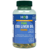 Cod Liver Oil 1000 mg - 60 Gel capsules - Nutra Best Europe