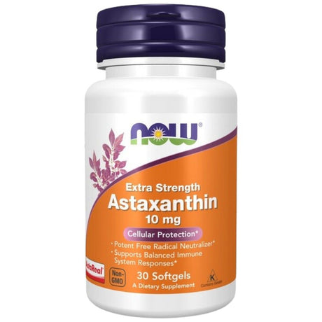 Astaxanthin 10 mg Extra Strength - 30 Softgels - Nutra Best Europe