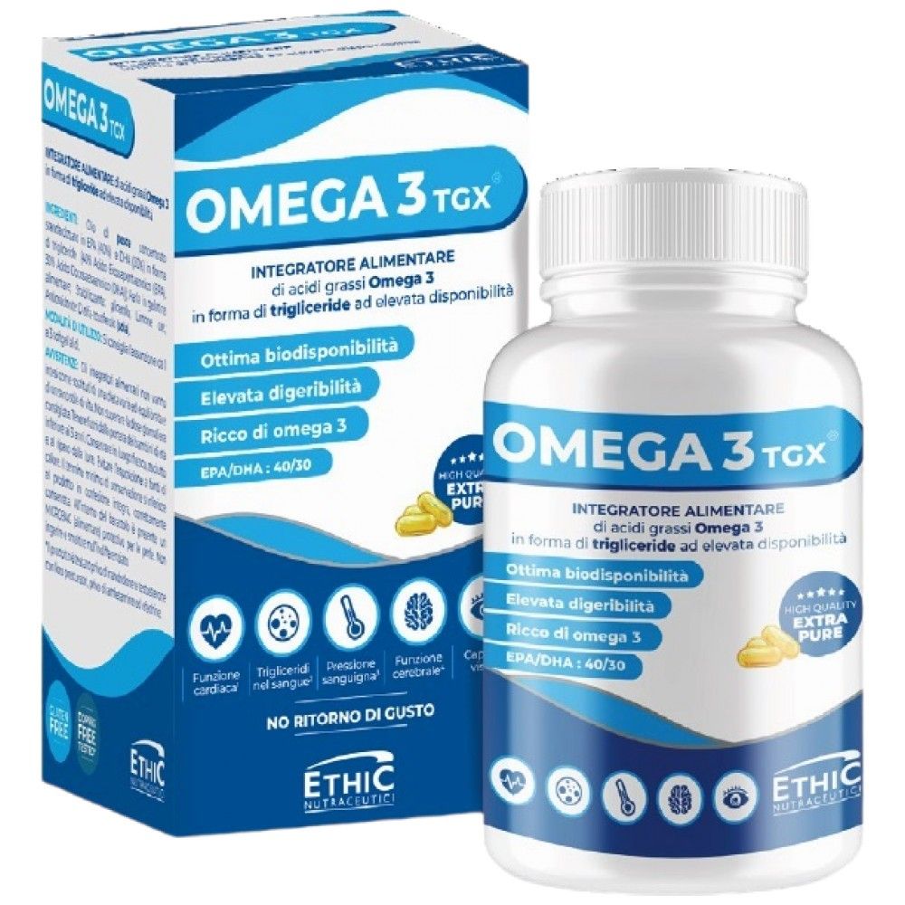 OMEGA 3TGX | with 70% Omega-3 - 180 Softgels - Nutra Best Europe