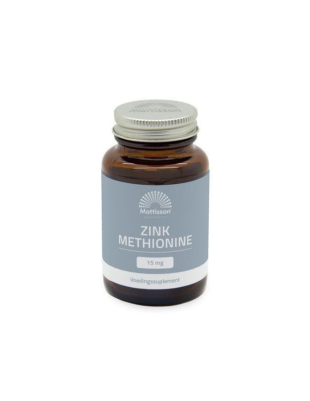Immunity - Zinc (methionine), 15 mg x 90 capsules - Nutra Best Europe