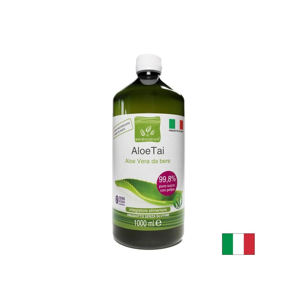 Aloe vera (leaf juice and pulp) – immunity and digestion, 1 liter, 20 doses - Nutra Best Europe