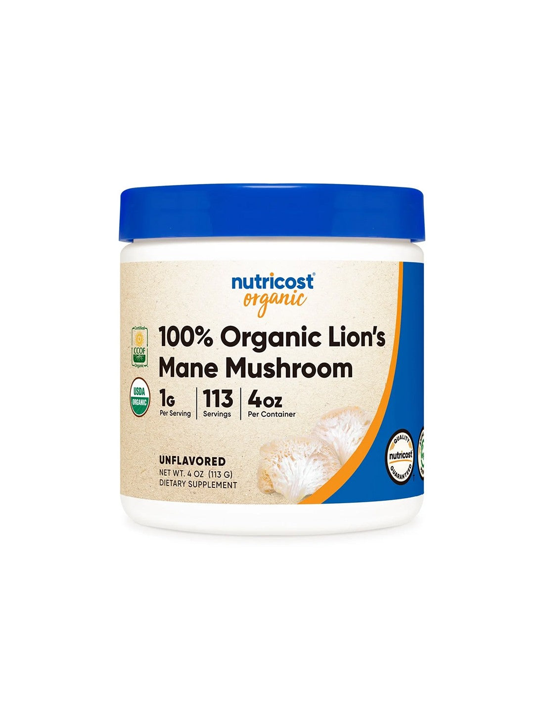 Immunity and brain function - Lion's mane, 113 g powder - Nutra Best Europe