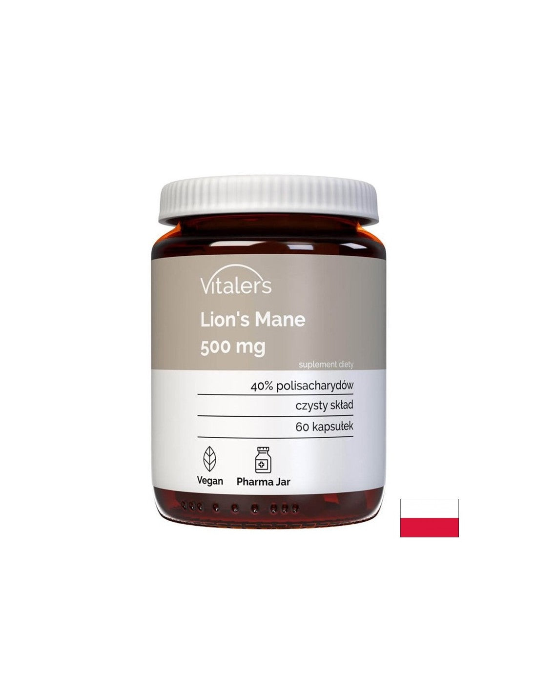 Immunity and brain function - Lion's Mane, 500 mg x 60 capsules - Nutra Best Europe