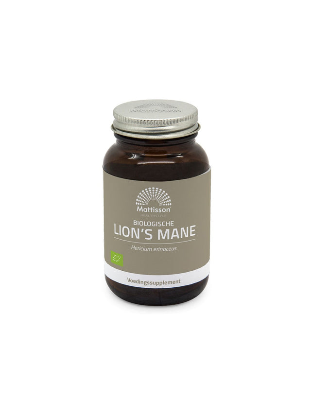 Immunity and brain function - Lion's mane Bio, 60 capsules Mattisson Healthstyle - Nutra Best Europe