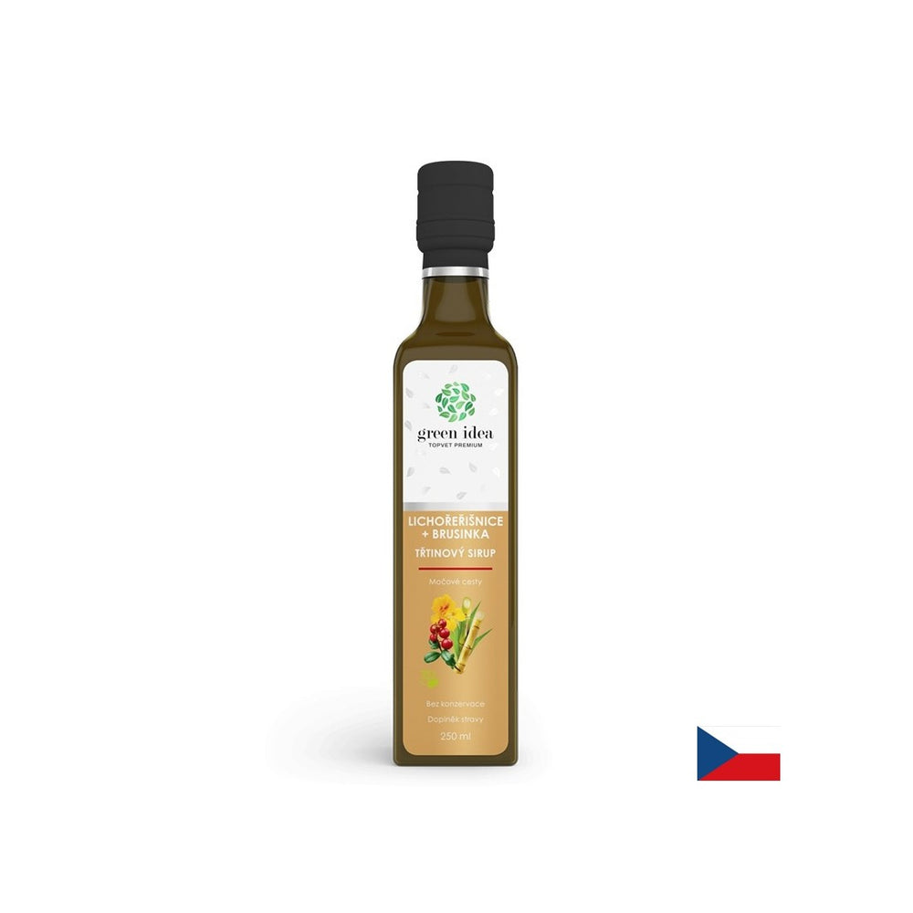 Cane syrup with lingonberry and cranberry – Urinary health and immunity, 250 ml, with dosage - Nutra Best Europe