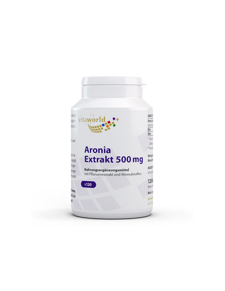 Immunity and a healthy heart - Aronia (extract) + Zinc and Selenium, 120 capsules - Nutra Best Europe