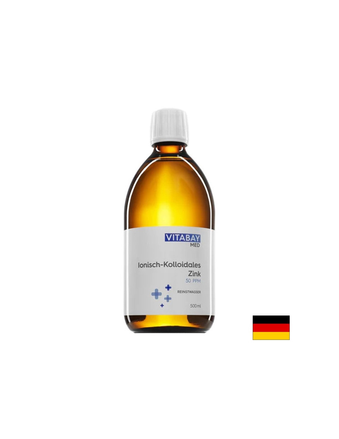 Immunity - Colloidal zinc 50 PPM (highly concentrated), 500 ml - Nutra Best Europe