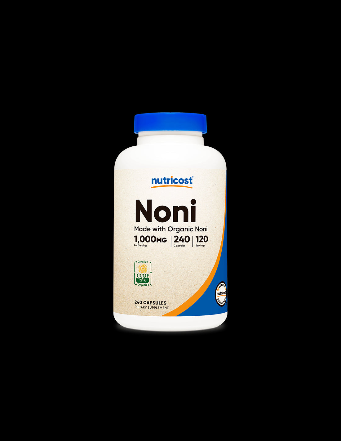 Immunity - Noni Fruit, 500 mg x 240 capsules Nutricost - Nutra Best Europe