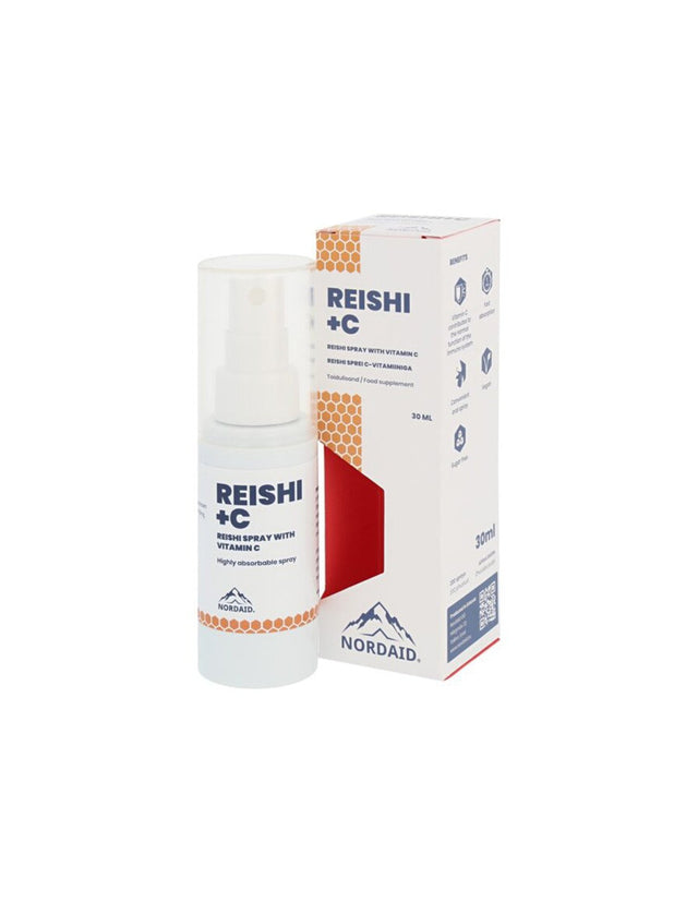 Immunity - Reishi + Vitamin C, mouth spray x 30 ml / 200 sprays Nordaid - Nutra Best Europe