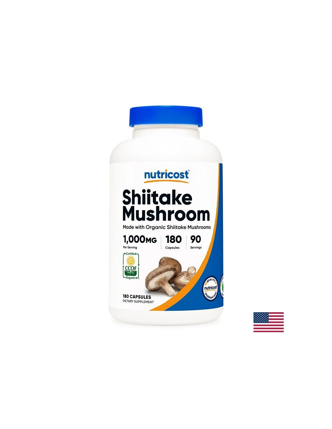 Immunity - Shiitake (organic), 180 capsules - Nutra Best Europe