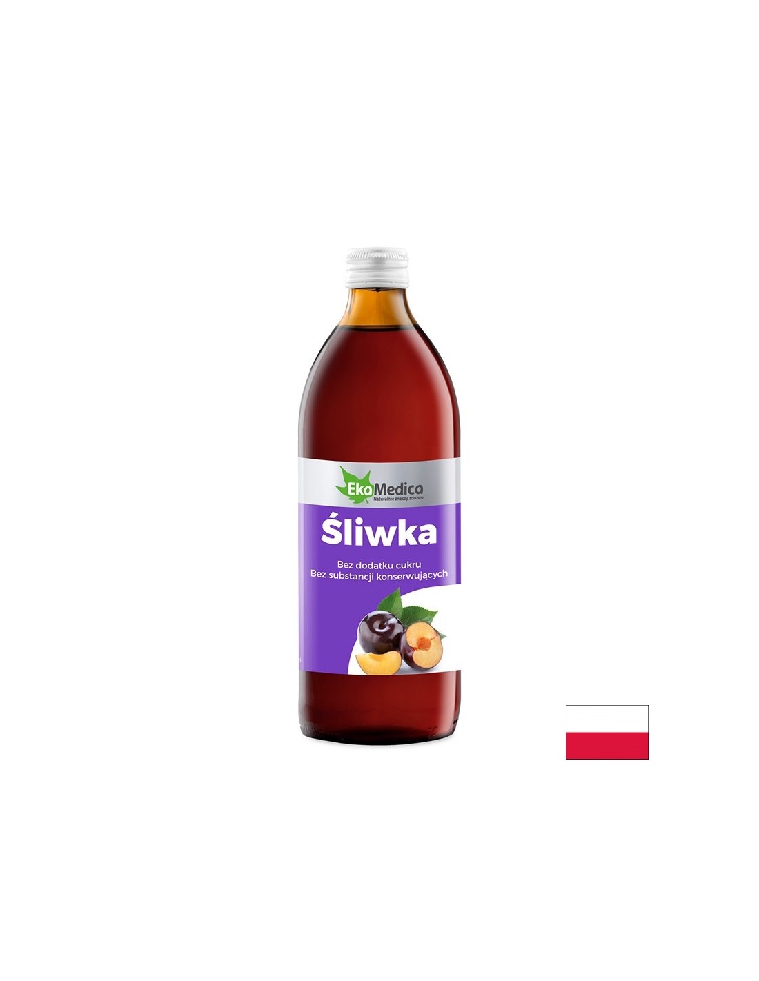 Immunity - Plum syrup, 500 ml EkaMedica - Nutra Best Europe