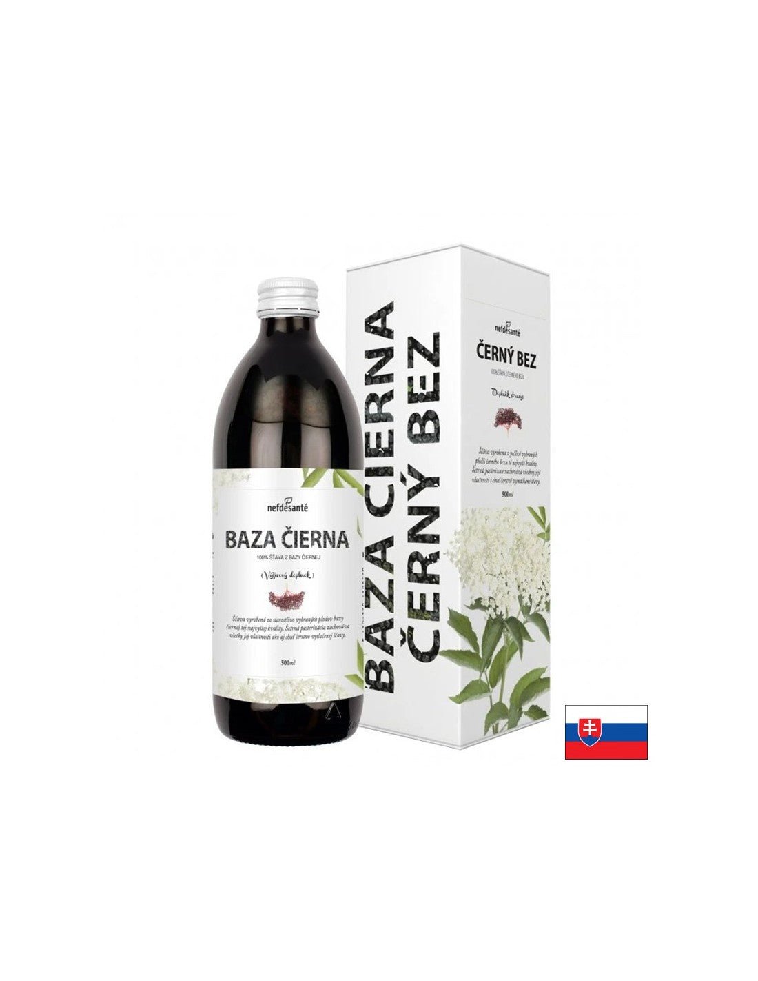 Black elderberry juice for the respiratory system, 500 ml, 10 doses - Nutra Best Europe