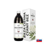 Black elderberry juice for the respiratory system, 500 ml, 10 doses - Nutra Best Europe