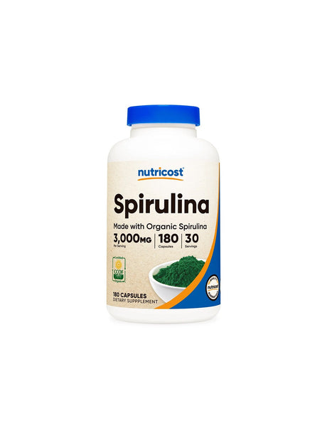 Immunity, Super antioxidant - Spirulina, 500 mg x 180 capsules - Nutra Best Europe