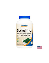 Immunity, Super antioxidant - Spirulina, 500 mg x 180 capsules - Nutra Best Europe