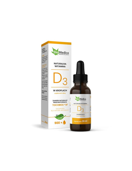 Immunity - Vitamin D3, 400 IU x 30 ml drops - Nutra Best Europe