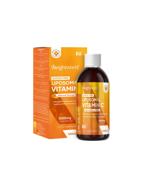 Immunity - Vitamin C (liposomal), 1000 mg x 250 ml, orange flavor - Nutra Best Europe