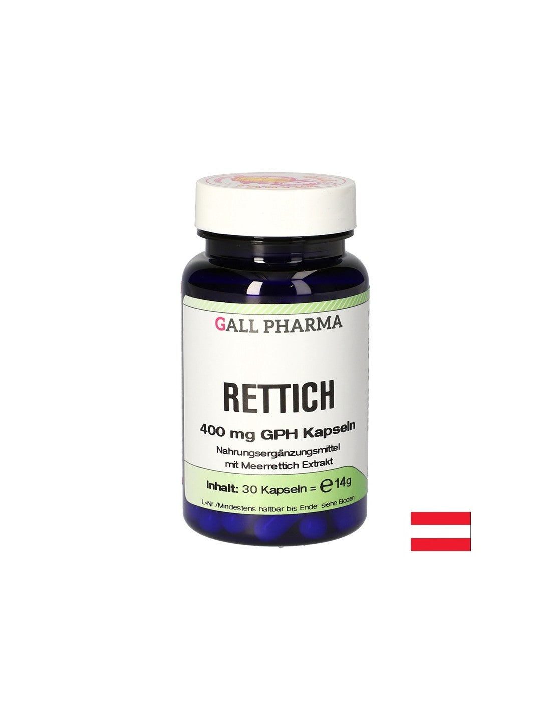 Immune and respiratory systems - Horseradish, 400 mg x 30 capsules - Nutra Best Europe