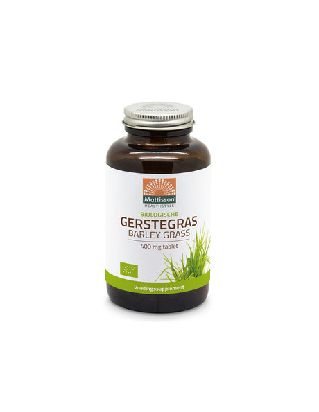 Immune system and liver - Organic barley grass, 350 tablets Mattisson Healthstyle - Nutra Best Europe