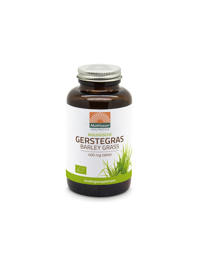 Immune system and liver - Organic barley grass, 350 tablets Mattisson Healthstyle - Nutra Best Europe