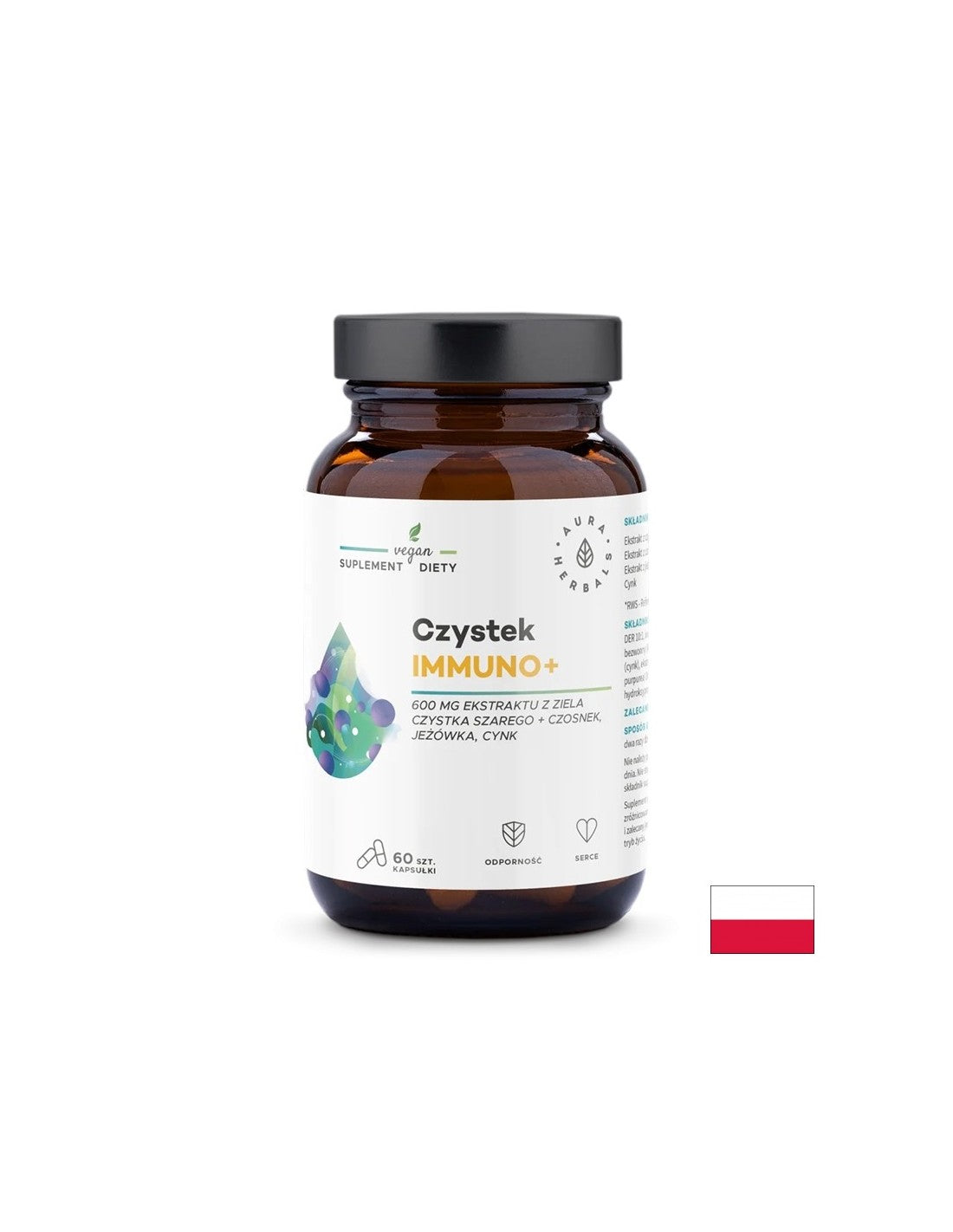 Immuno+ (herbal formula + zinc), 60 capsules - Nutra Best Europe