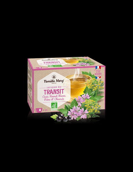 Infusion bio transit / Tea for good intestinal peristalsis, 20 filter bags - Nutra Best Europe