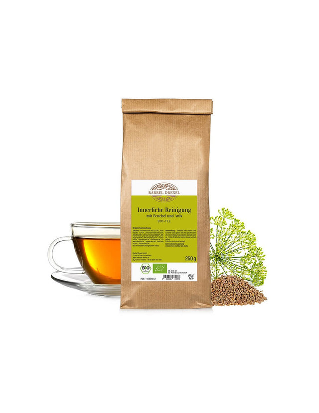 Organic tea for detoxification - Bouquet of herbs for cleansing the body, 250 g - Nutra Best Europe