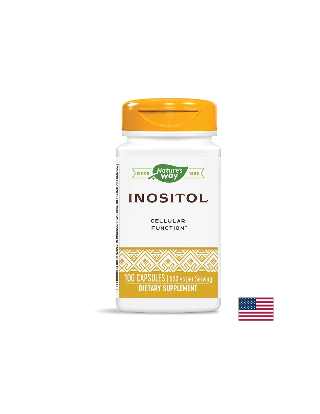 Inositol 500 mg - 100 capsules - Nutra Best Europe
