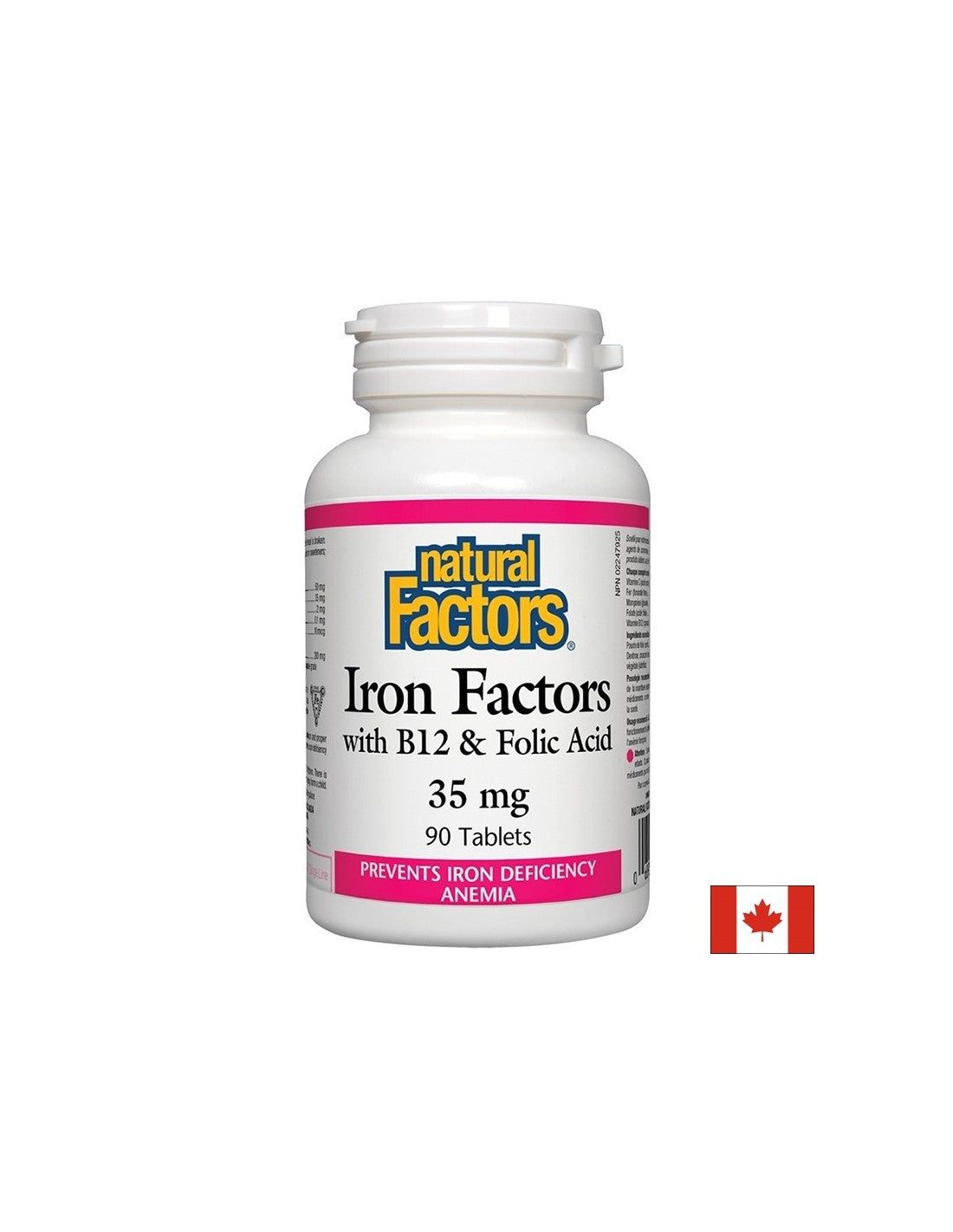 Iron Factors® - 90 Tablets - Nutra Best Europe