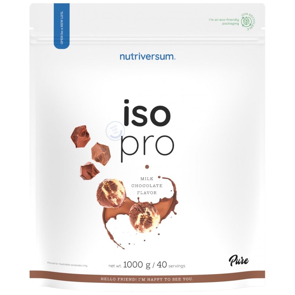 Iso Pro Pure Whey | Isolate with N-Zyme System - 1000 grams - Nutra Best Europe