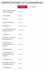 ClenBurexin XXL | 20 Years of Trec - Limited Black Edition - 90 capsules - Nutra Best Europe