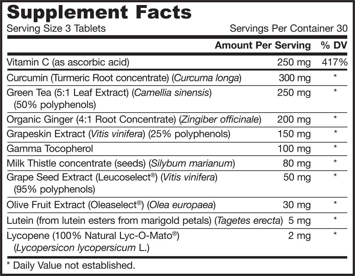 Antioxidant Optimizer 90 Tablets - Nutra Best Europe