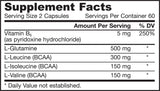 BCAAs / Glutamine 120 capsules - Nutra Best Europe