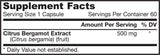 Citrus Bergamot 500 mg - 60 capsules - Nutra Best Europe