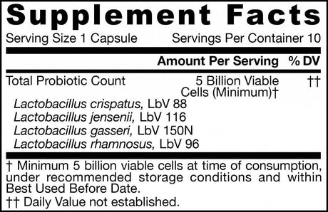 Jarro-Dophilus® Probiotics Women - 10 capsules - Nutra Best Europe