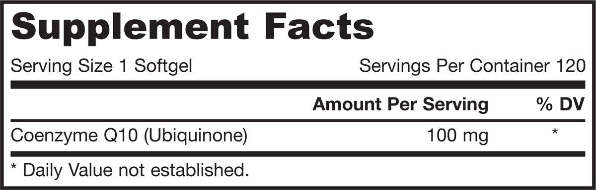 Q-Absorb-Q10 100 mg - 120 Gel capsules - Nutra Best Europe