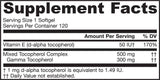 Gamma E 300 mg 120 Gel capsules - Nutra Best Europe