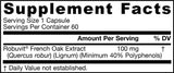 French Oak Extract 60 capsules - Nutra Best Europe