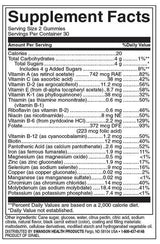 Multi Gummies - Raspberry 60 jelly candies - Nutra Best Europe