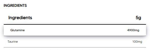 Glutamine Powder - 500 grams - Nutra Best Europe